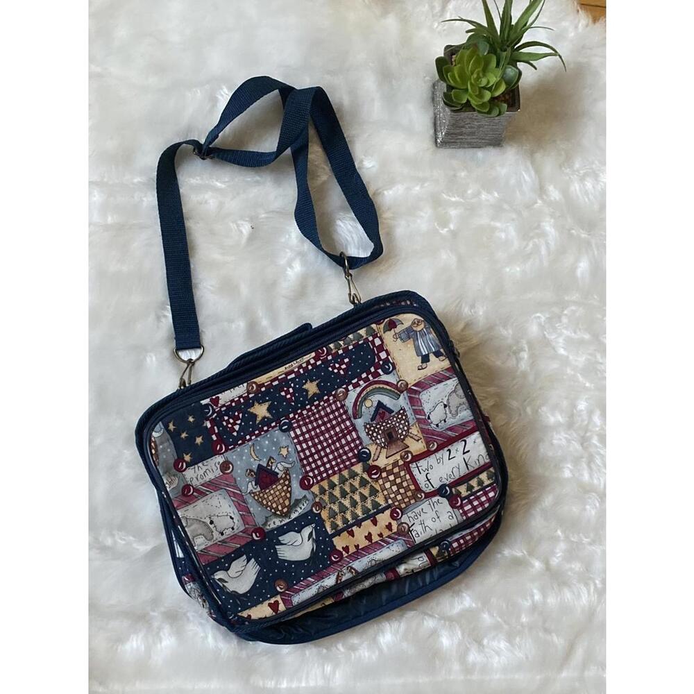 Charming Quilted Patchwork Handbag - image 2